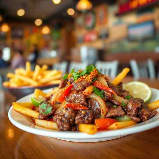 Lomo Saltado - Make the Best Peruvian Beef Stir Fry with French Fries